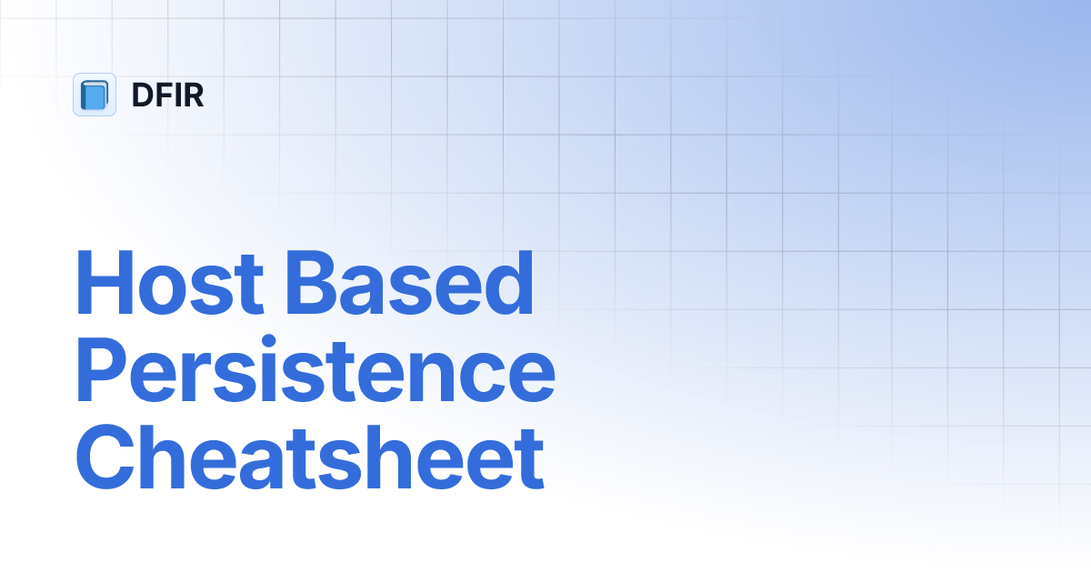 Dfir Cheatsheet Booklet _ EZ Tools – JSAK